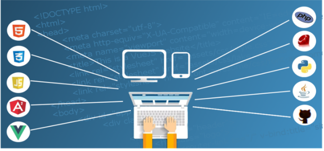 développeur web travaillant