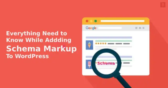 balisage de schéma sur WordPress
