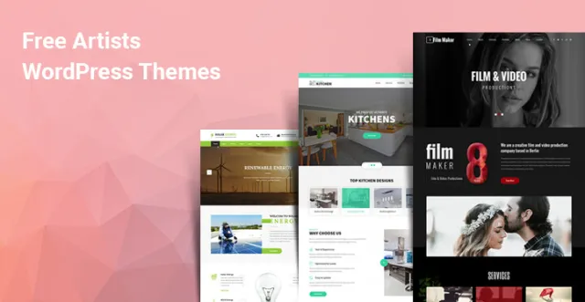 Kostenlose Künstler-WordPress-Themes