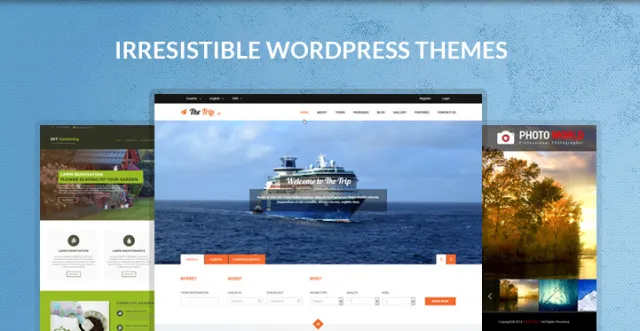 irresistibili temi WordPress