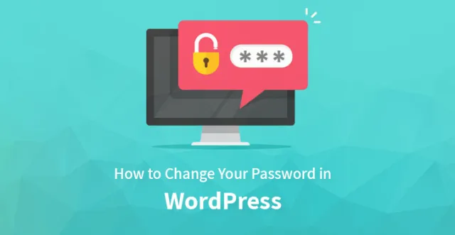 schimbați-vă parola în WordPress
