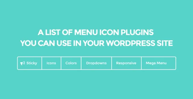 菜單圖標插件 wordpress