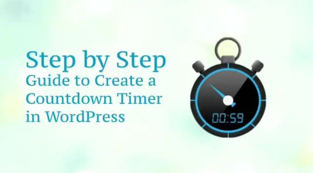 Temporizador de contagem regressiva no WordPress