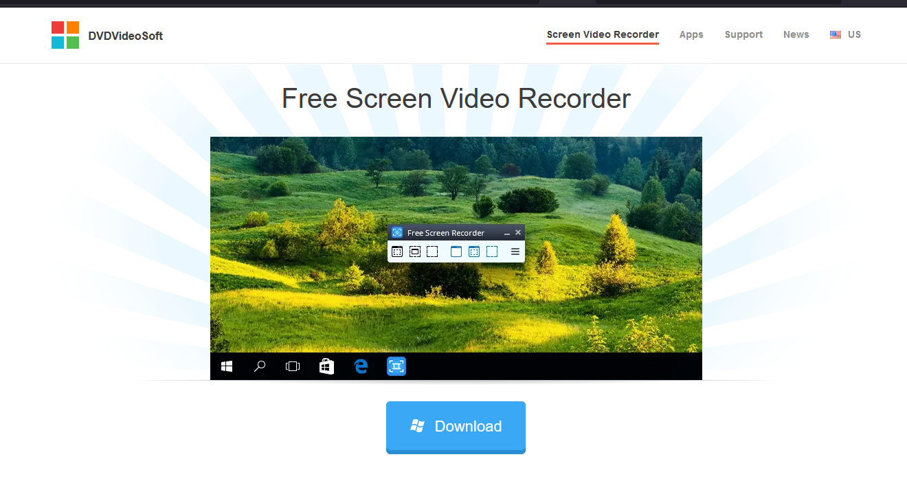 DVDVideoSoft의 무료 스크린 비디오 레코더