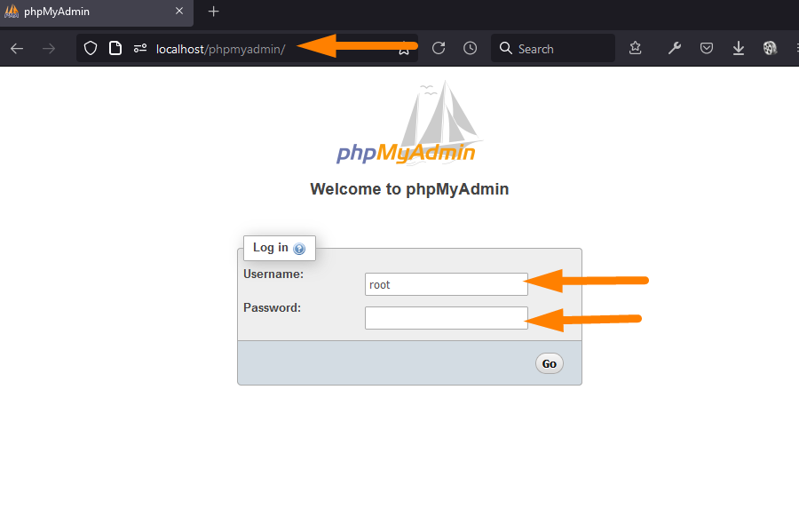 Connexion à la base de données WordPress avec PhpMyAdmin _1