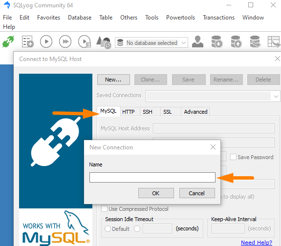 Connexion à la base de données WordPress via SQLyog
