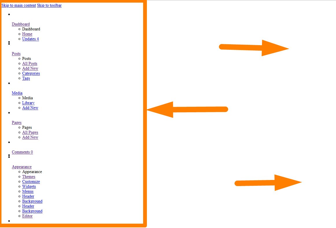 wordpress admin css ne se charge pas