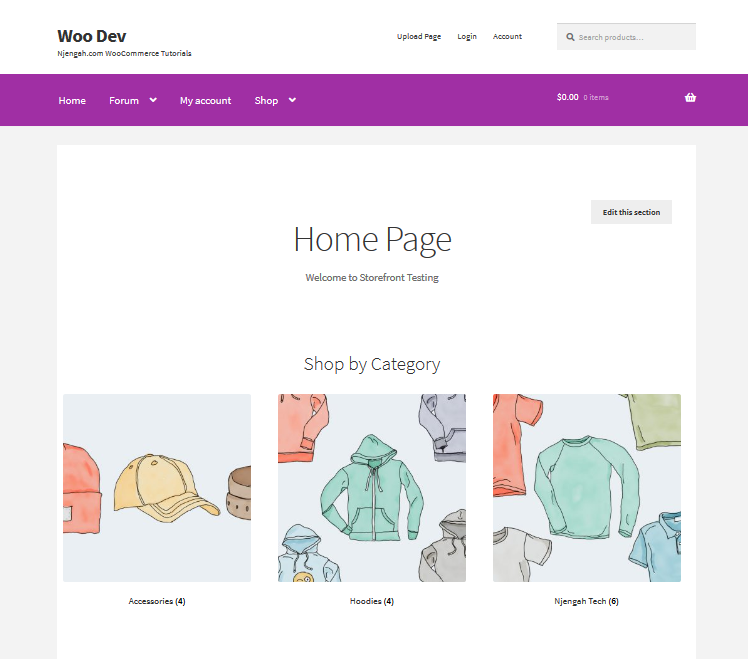สร้างธีมลูกหน้าร้าน WooCommerce
