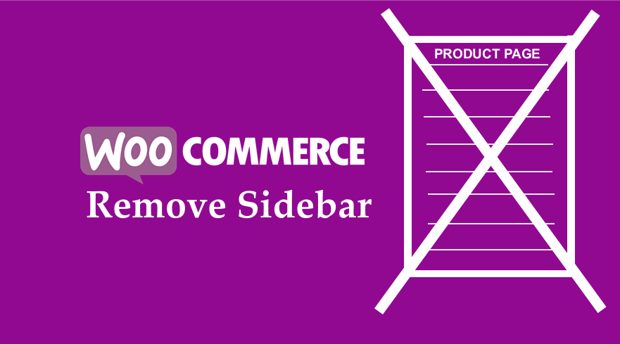 WooCommerce Rimuovi la pagina del prodotto dalla barra laterale