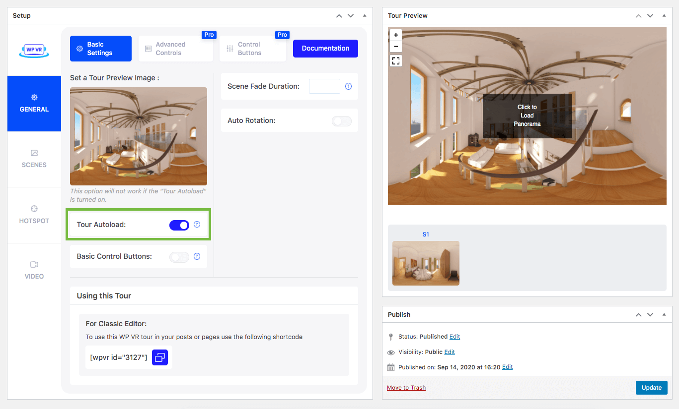 虚拟游览自动加载
