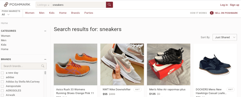 在 Poshmark 上在線賣衣服