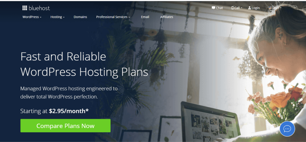 BluehostWordPressホスティング