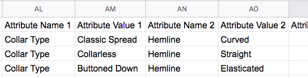 사용자 정의 속성 값