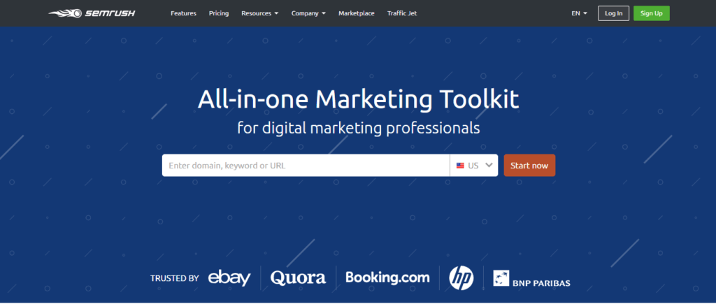 SEMrush Magiczne narzędzie słów kluczowych