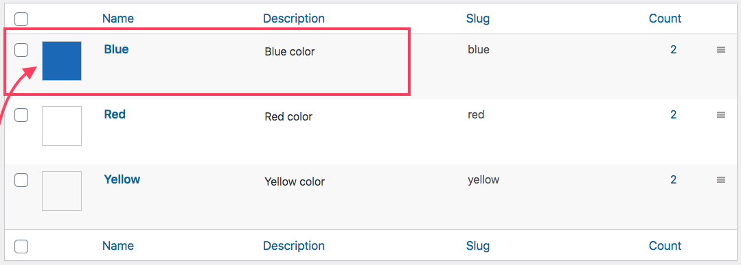 Farbvariationsmuster