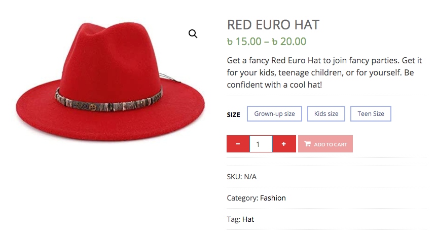 WooCommerce-Textvariationsmuster