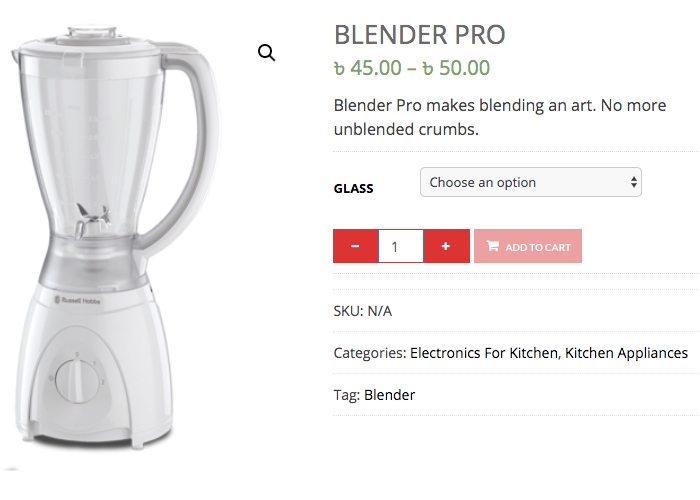 Standard-Dropdown-Auswahl