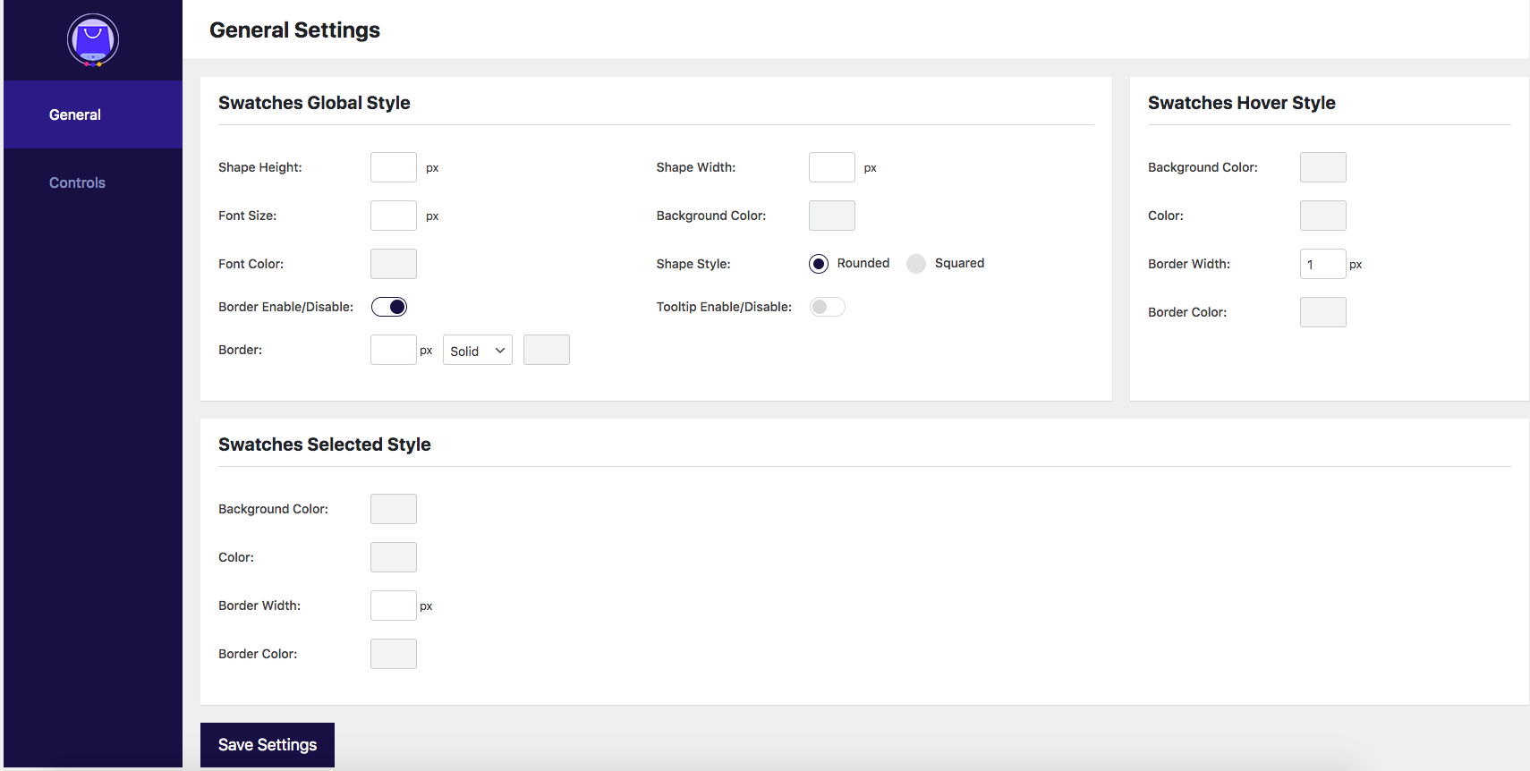Variationsmuster für das WooCommerce-Dashboard