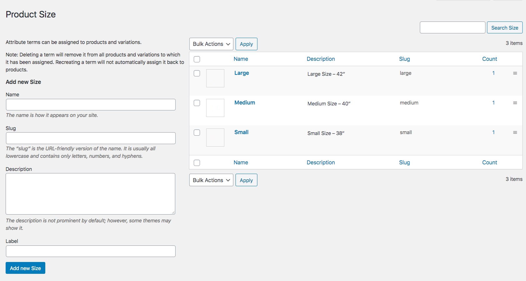 Seite „Bedingungen konfigurieren“ für Etikettenmuster