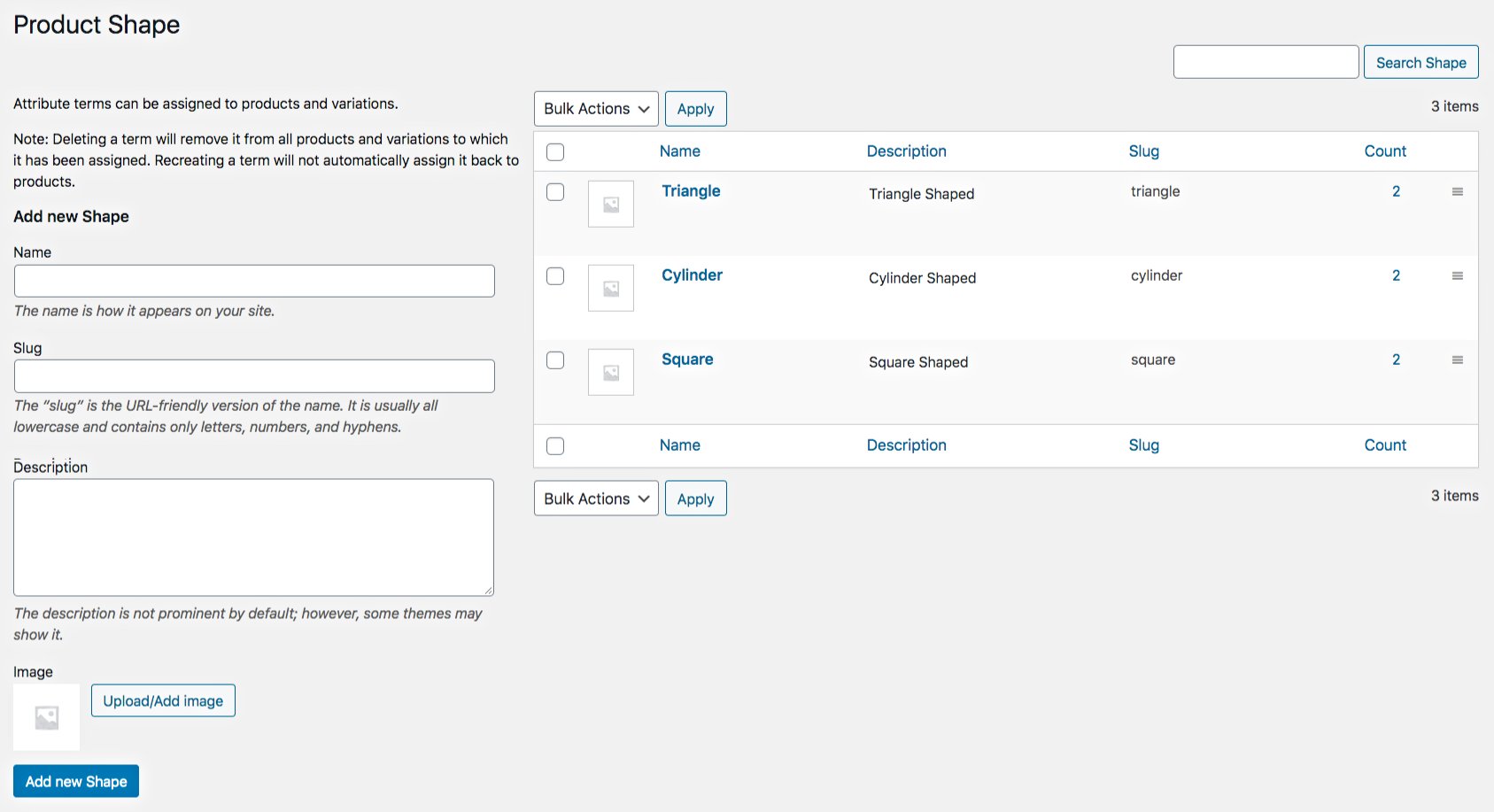 Konfigurieren Sie die Seite mit den Begriffen für Bildmuster