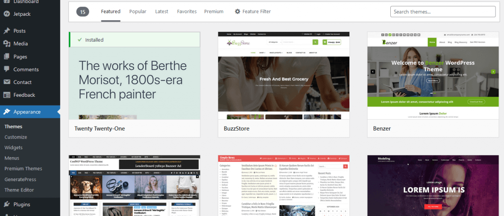 Choisissez votre thème