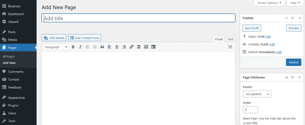 Ajouter une nouvelle page