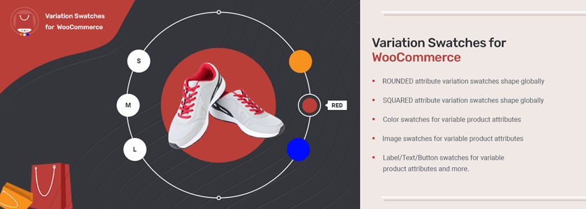 Échantillons de variation pour WooCommerce