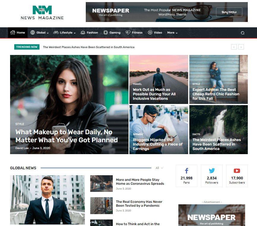 Journal - Thème WP le plus vendu