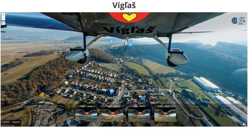 Visite virtuelle de la photographie aérienne