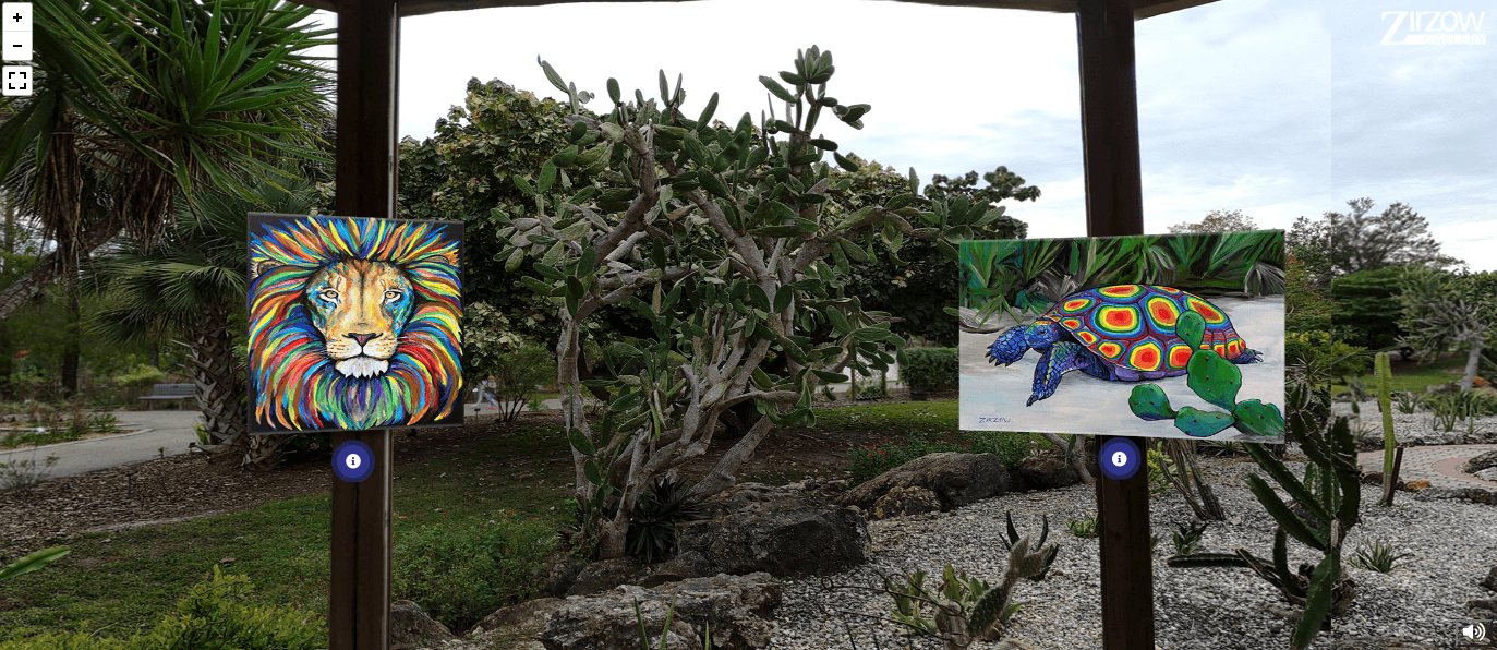 Visite virtuelle de la galerie Zirzow WPVR