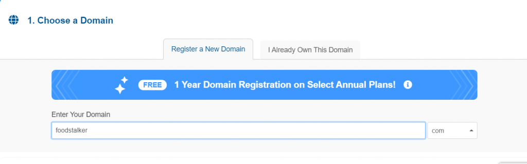 سجل المجال الخاص بك