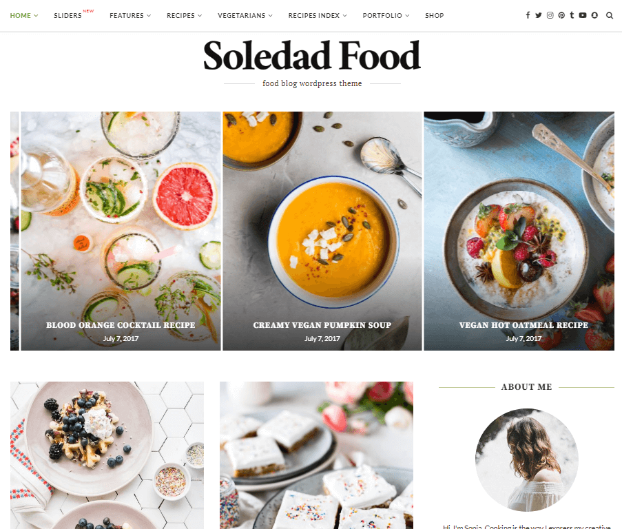 Tema WordPress Soledad