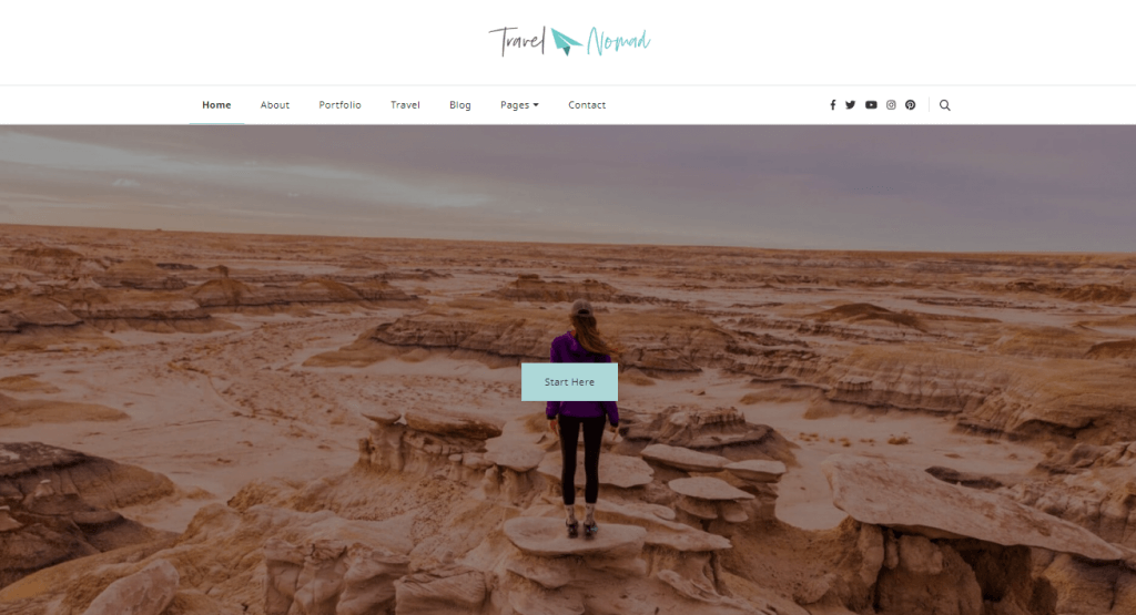 Darmowy motyw Travel Nomad