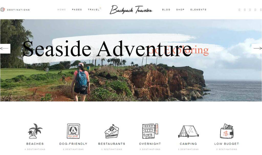 Motyw podróżnika z plecakiem