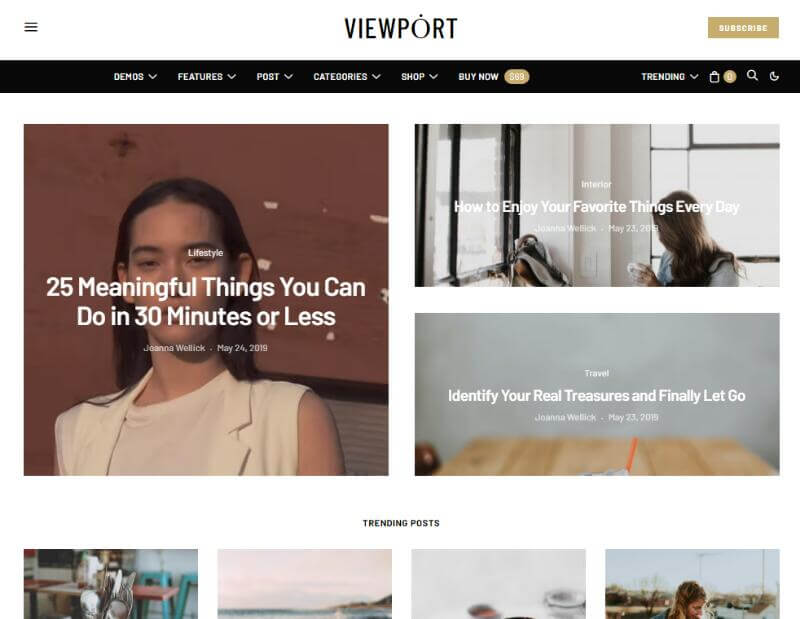Otentik - Tema WordPress Blog & Majalah Gaya Hidup