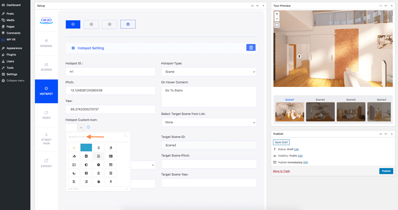 自定义热点图标-房地产虚拟之旅