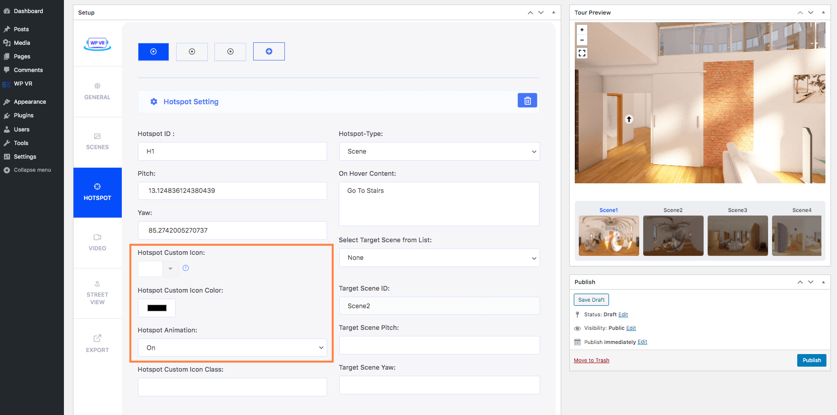 自定义虚拟旅游热点