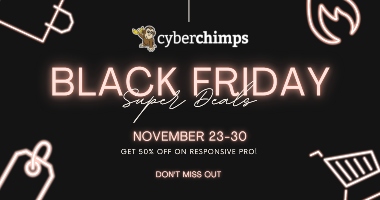 Offerta del Black Friday dei cyberscimpanzé