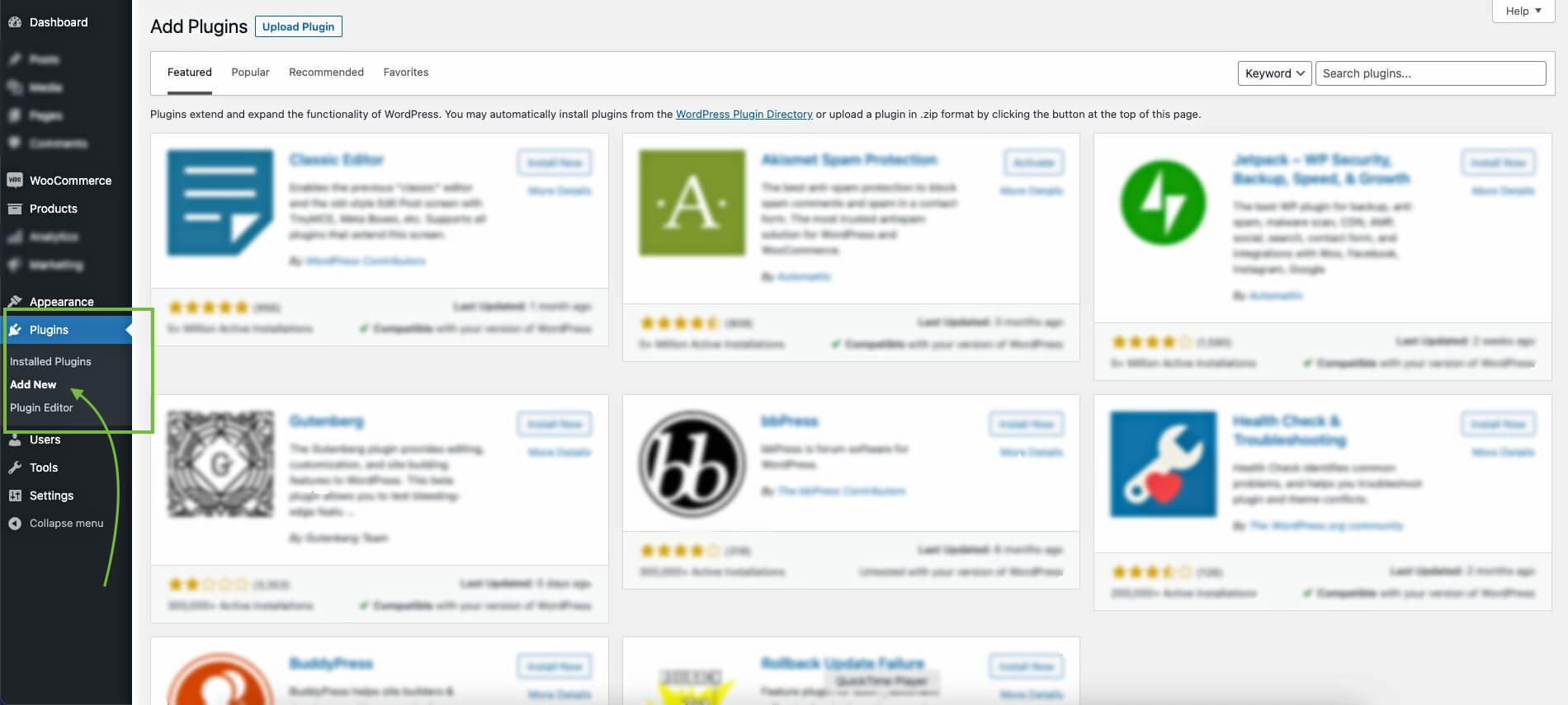 Tambahkan Umpan Baru