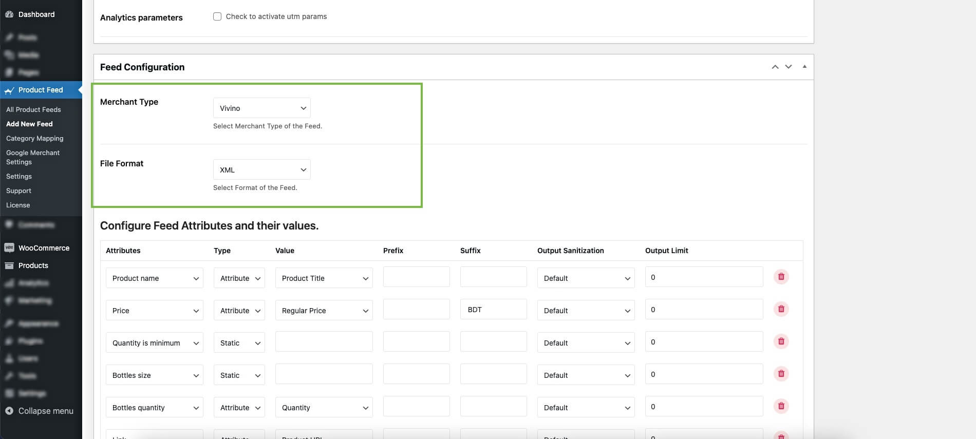 Merchant Ketik Vivino dalam Format XML