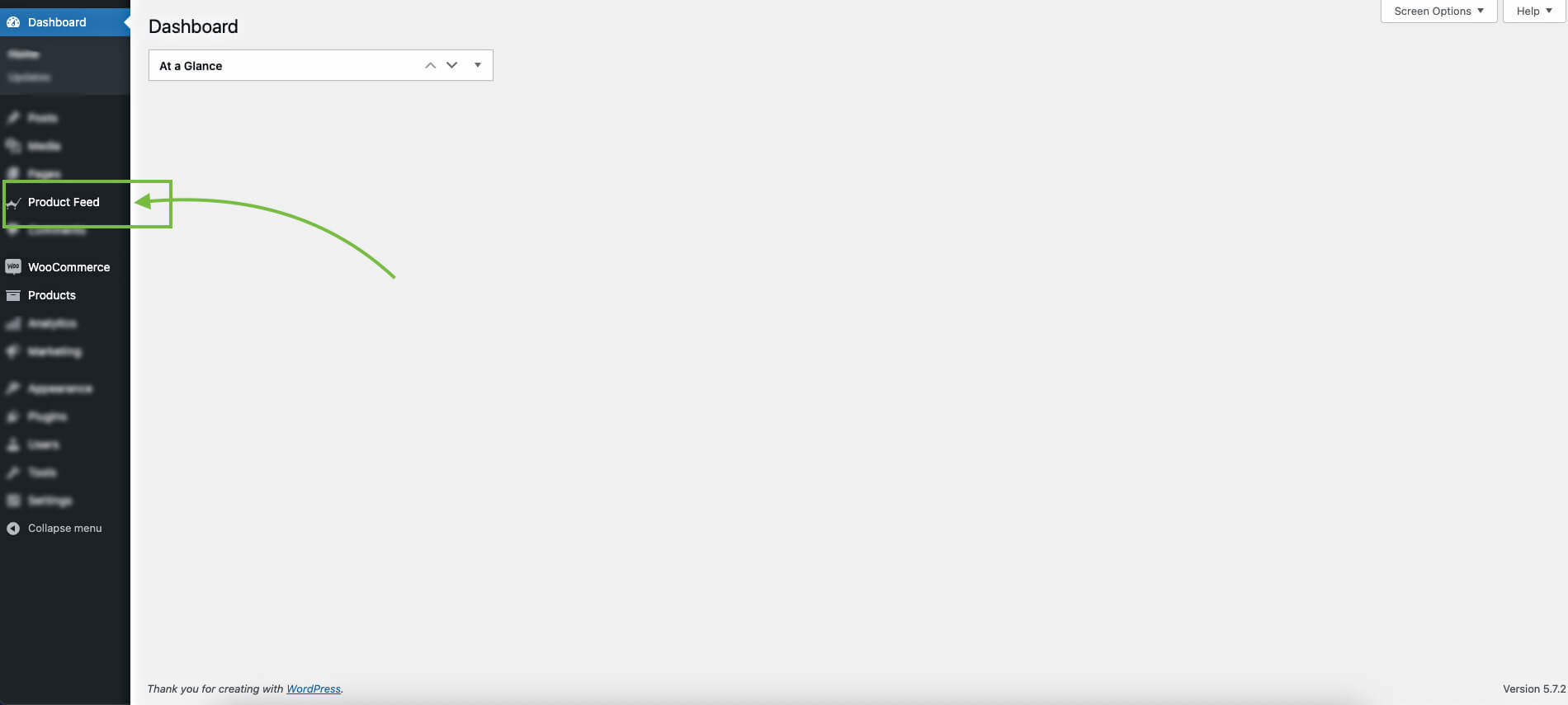 Pengelola umpan produk terpasang