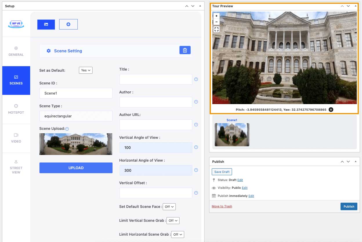 Tour virtuale ottimizzato Visualizza iPhone