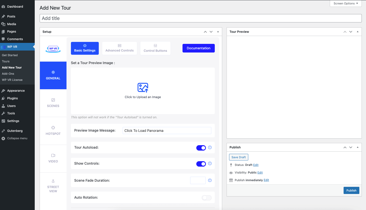 Inizia a creare tour virtuale -iPhone