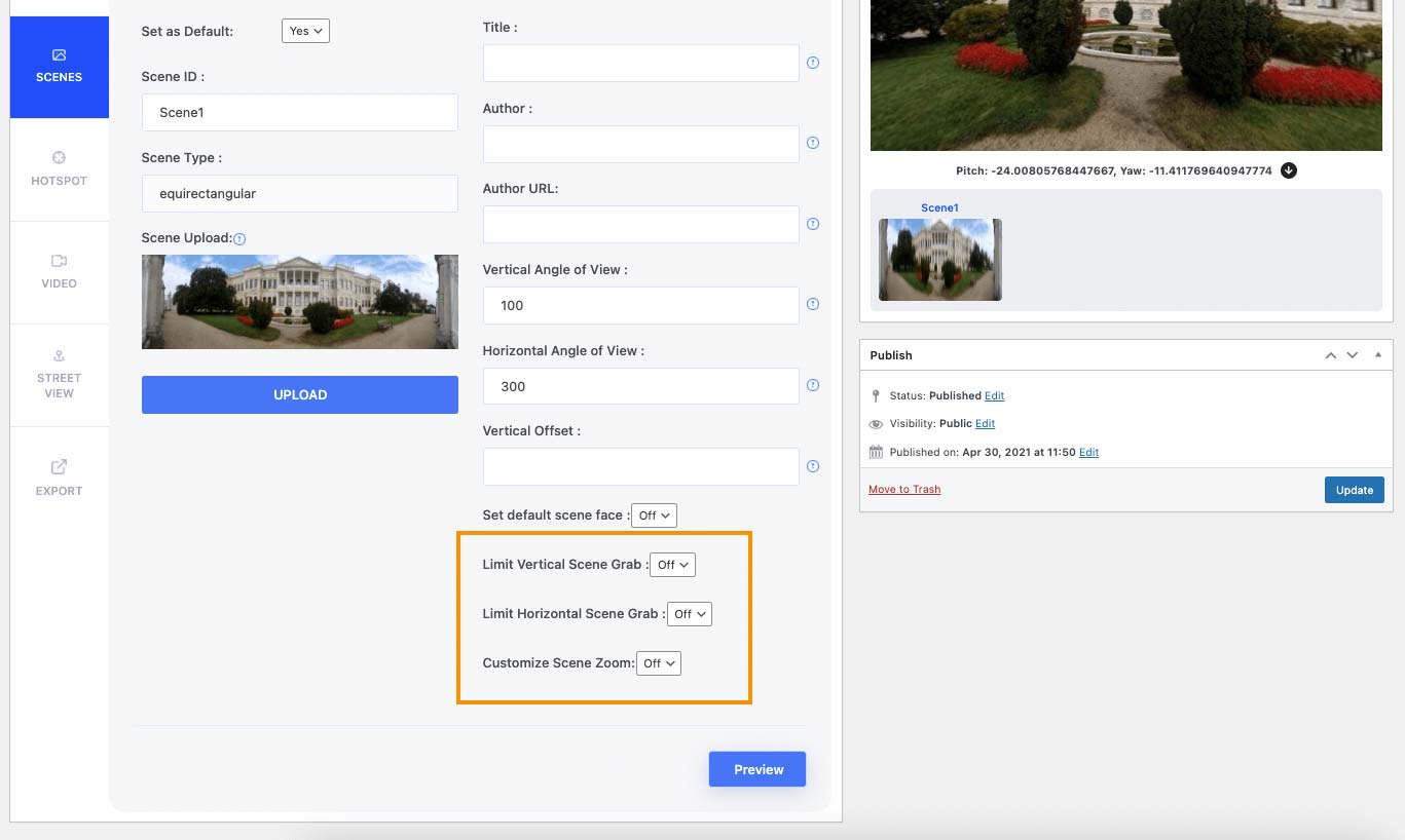Controlla la scena Prendi iPhone