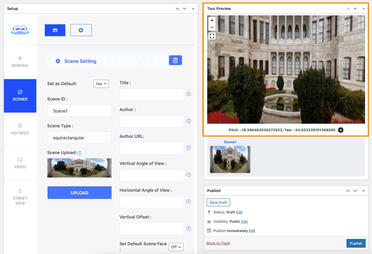 Anteprima del tour virtuale iPhone