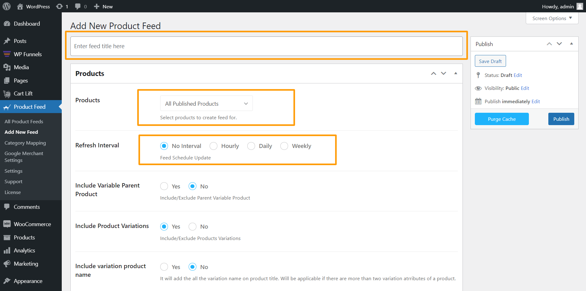 Creazione feed per Rakuten