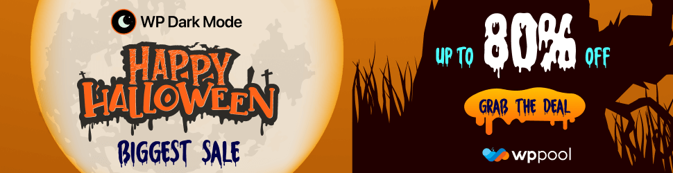 WP Mode Gelap Kesepakatan Halloween Terbaik