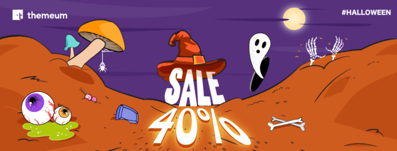 Kesepakatan Halloween Themeum WordPress