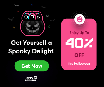 Happy Elementor Addons Penawaran Halloween