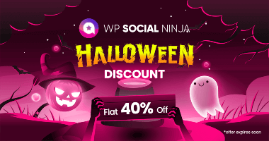 Spanduk Diskon WP Sosial Ninja Halloween
